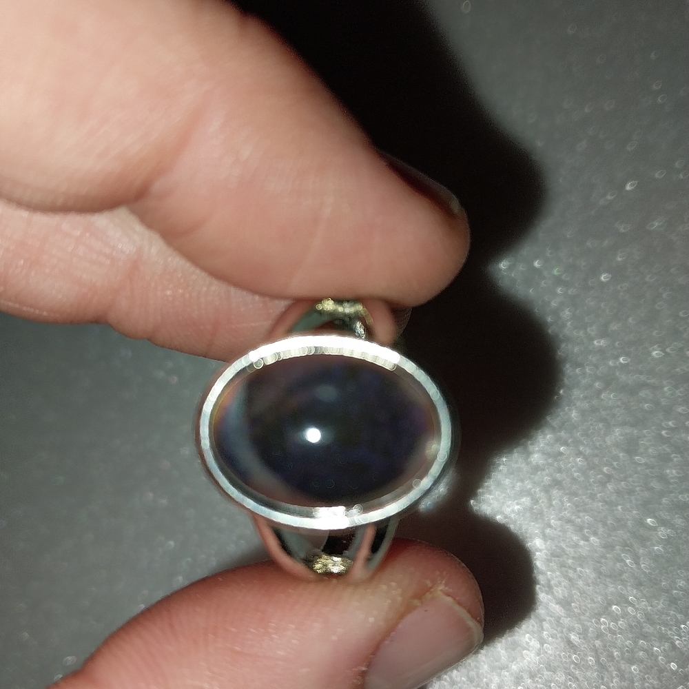 Sz 7 Glass stone mood ring